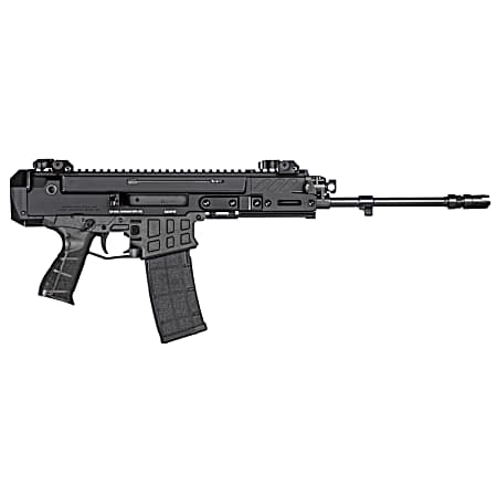 CZ-USA 91452 Bren 2 MS  5.56x45mm NATO Caliber with 14.17 Barrel, 30+1 Capacity, Overall Black Finish, Carbon Fiber Receiver, Ambi Mag Release, Stippled Black Polymer Grip Right Hand