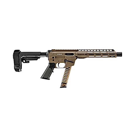 FREEDOM ORDNANCE FX9P10S-FDE FX9P  9mm Luger 31+1 10 Flat Dark Earth