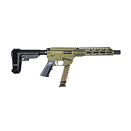 FREEDOM ORDNANCE FX9P10S-ODG FX9P  9mm Luger 31+1 10 OD Green