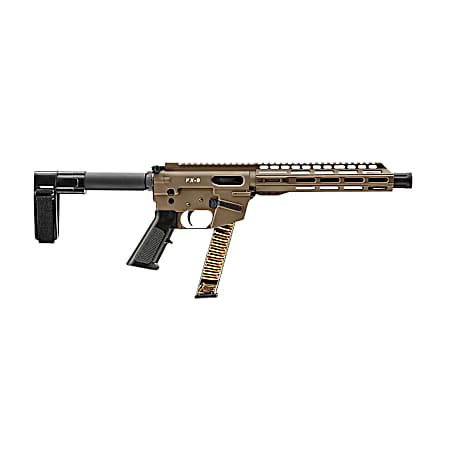 FREEDOM ORDNANCE FX9P10SBM-FDE FX9P  9mm Luger 10 Flat Dark Earth