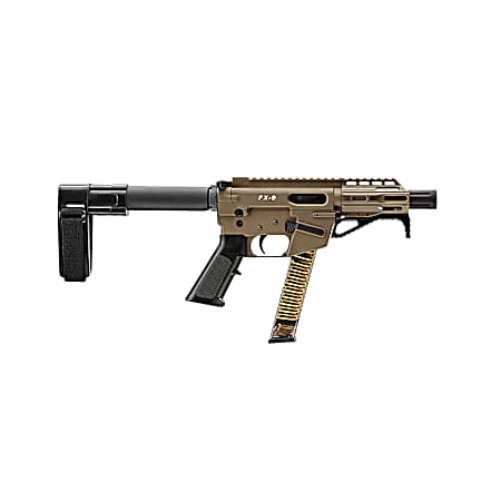 FREEDOM ORDNANCE FX9P4SBM-FDE FX9P  9mm Luger 4 Flat Dark Earth