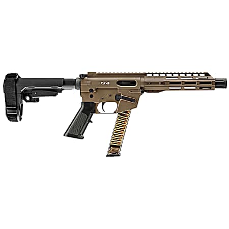 FREEDOM ORDNANCE FX9P8S-FDE FX9P  9mm Luger 31+1 8 Flat Dark Earth