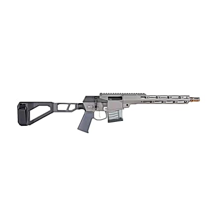 Q LLC MINIFIX55612INPISTOL Mini Fix  5.56 NATO 12 Gray Tapered Threaded Barrel, M-LOK Handguard, Gray Picatinny Rail Receiver, Adj Folding Stock,   Polymer Grip