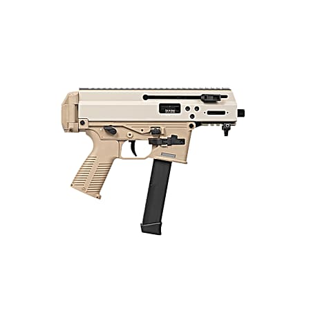 B&T Firearms BT-36045-G-CT APC 9K Pro 9mm Luger 33+1 25.50 Black Barrel, M-LOK Handguard, Coyote Tan Cerakote Picatinny Rail Receiver, M4 Compatible Grip