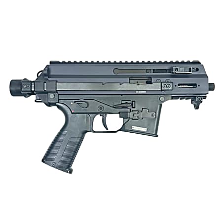 B&T Firearms 36176502G APC9K  9mm Luger 33+1 4.30 Black Steel Barrel, Black Picatinny Rail Receiver, Brace Adapter, Black Polymer Grips, Ambidextrous