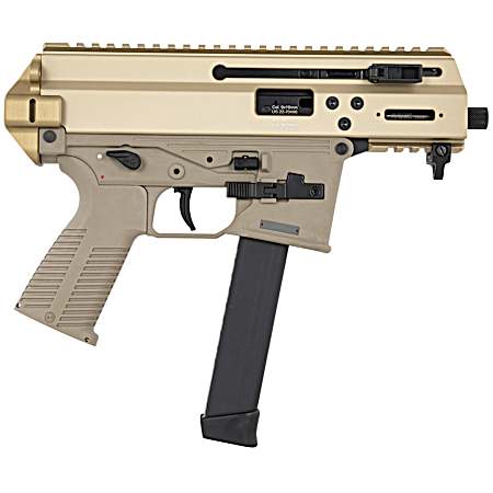 B&T Firearms 36176502GCT APC9K  9mm Luger 33+1 4.30 Black Steel Barrel, Coyote Tan Picatinny Rail Receiver, Brace Adapter, Coyote Polymer Grips, Ambidextrous
