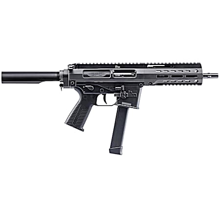 B&T Firearms 500003ABG SPC9  9mm Luger 33+1 9.10, Black, Buffer Tube Stock, Polymer Grip (Glock Mag Compatible)