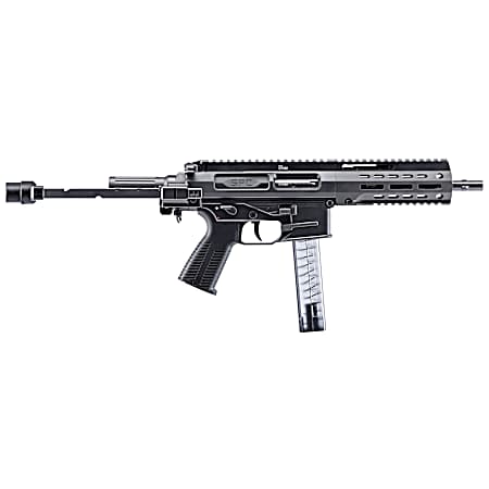 B&T Firearms 500003TB SPC9  9mm Luger 33+1 9.10, Black, Tele Brace Adapter, Polymer Grip (OEM Mag)