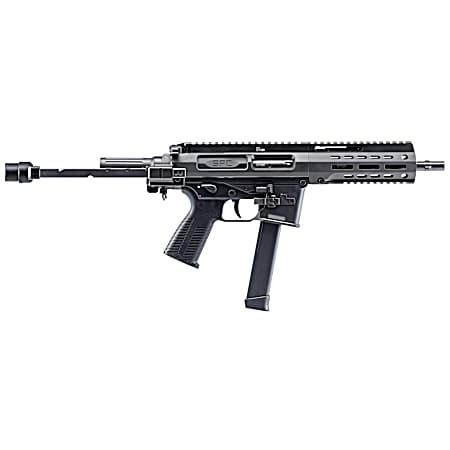 B&T Firearms 500003TBG SPC9  9mm Luger 33+1 9.10, Black, Tele Brace Adapter, Polymer Grip (Glock Mag Compatible)