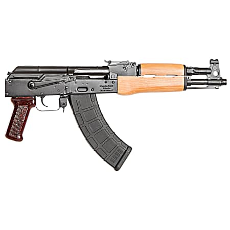 Century Arms HG1916N Draco  7.62x39mm 30+1 12.25 Black  Chrome Lined Threaded Barrel, Black Stamped Receiver, Wooden Handguard, Polymer Pistol Grip, Includes 30rd Magazine