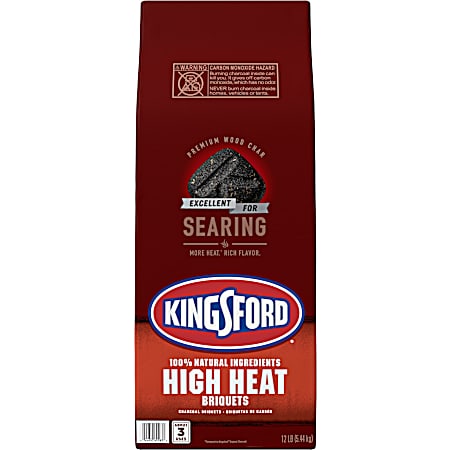 High Heat Charcoal Briquettes 12 lb