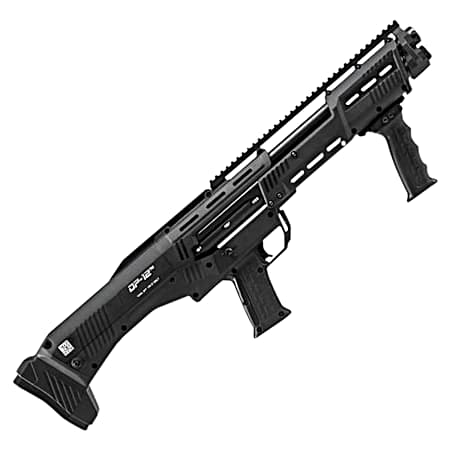 Standard Mfg DP12 DP-12  12 Gauge Pump 3 14+2 18.88 Black Double Barrel, Black Picatinny Rail Aluminum Receiver, Picatinny Handguard, Black Synthetic Stock