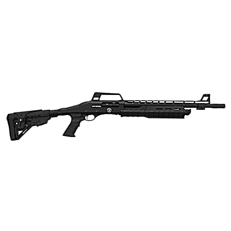 Silver Eagle Arms RZ17TAC RZ17 Tactical 12 Gauge 3 4+1 18.50 Chrome-Lined Barrel, Black Steel Receiver, Black Fixed Adjustable Length & Comb Stock, Pistol Grip