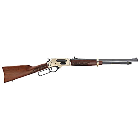Henry H024410 Side Gate  Full Size Frame 410 Gauge 5+1, 2.5 Chamber 19.80 Blued Steel Barrel, Polished Brass Steel Receiver, American Walnut Wood Stock