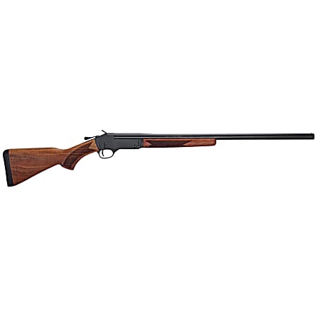Henry H015Y410 Single Shot Youth 410 Gauge with 22 Blued Barrel, 3 Chamber, 1rd Capacity, Black Metal Finish & American Walnut Stock Right Hand