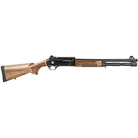 MAC 21000155 1014  12 Gauge 3 5+1 18.50, Black Barrel/Rec, Walnut Furniture, Ghost Ring Sight, Optics Mount, 3 Chokes