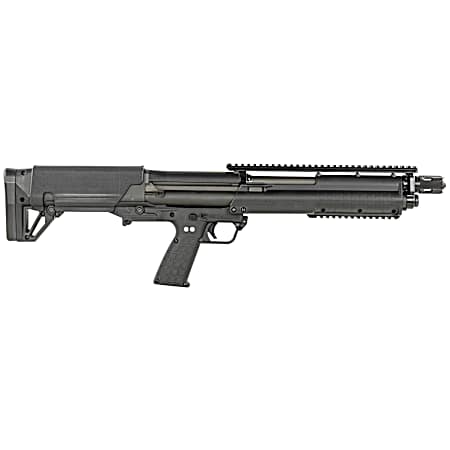 Kel-Tec KSGBLKD KSG Defender Bullpup Frame 12 Gauge Pump 3 7+1 18.50 Black Steel Barrel, Black Picatinny Rail Aluminum Receiver, Black Adj Cheek Riser Polymer Stock, Black Magpul Vertical Grip