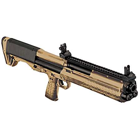 Kel-Tec KSGTAN KSG  Tan 12 Gauge 18.50 3 14+1 Tan Rec/Barrel Tan Polymer Fixed Stock & Grip