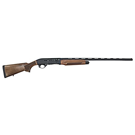 Spandau Arms 21000172 S2 Field Full Size 12 Gauge Semi-Auto 3 3- 2.75 Shells 24 Black Vent Rib Barrel, Black Drilled & Tapped Receiver, Fixed Wood Stock, Benelli Choke Tube System