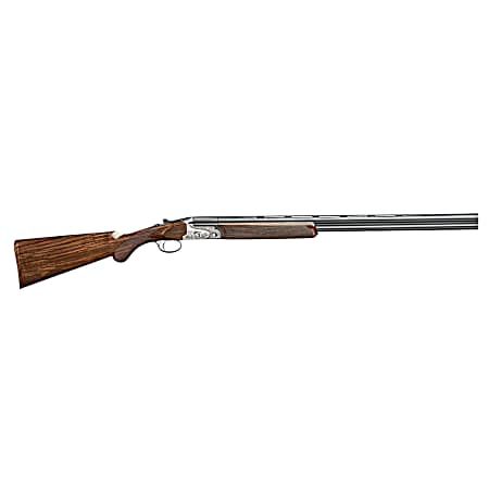 Rizzini USA 2203-41028 Aurum EVO 410 Gauge Break Open 3 2rd 28 Black Over/Under Vent Rib Barrel, Coin Anodized Receiver Engraved w/Game Scene, Fixed Turkish Walnut Stock w/Prince of Whales Grip