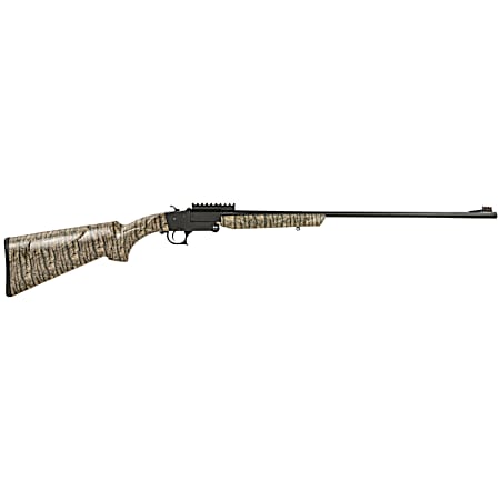 Silver Eagle Arms TH3626C Sidekick  Full Size 410 Gauge Break Action 3 1rd 26 Black Steel Barrel, Black Picatinny Rail, Fixed Mossy Oak Bottomland Synthetic Stock, Ambidextrous