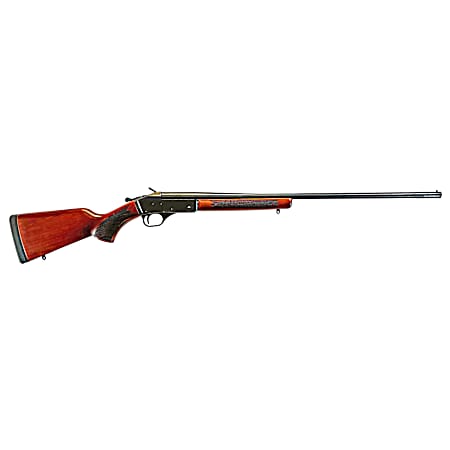 JTS Shotgun J410SSAW028 Lonestrike  Full Size 410 Gauge Break Open 3 1rd 28 Blued Single Shot Barrel, Drilled & Tapped Receiver, Hardwood Stock