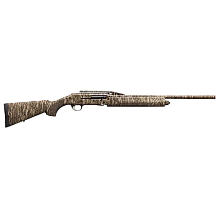 Browning 011433321 Silver Rifled Deer 12 Gauge 22 3 4+1 (2.75), Mossy Oak Bottomland, Synthetic Furniture, Optic Mount
