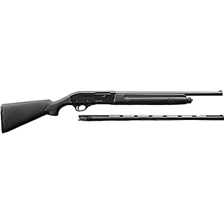 Akkar 111225 Churchill 220 Combo 20 Gauge with 18.50 or 26 Barrel, 3 Chamber, 5+1 Capacity, Blued Metal Finish & Black Synthetic Right Hand (Full Size)
