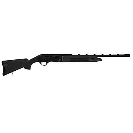 Escort HEPS2022051Y PS Youth 20 Gauge Semi-Auto 3 4+1 22 Black Vent Rib Barrel, Black Anodized Grooved Aluminum Receiver, Adj LOP & Shim Black Synthetic Stock, Right Hand