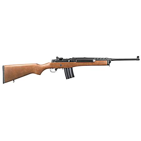 Ruger 5816 Mini-14 Ranch 5.56x45mm NATO 20+1 18.50 Barrel, Blued Alloy Steel, Hardwood Stock, Optics Ready
