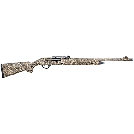 Escort HEPS2022TRBL PS Turkey Full Size 20 Gauge Semi-Auto 3 4+1 22 Mossy Oak Bottomland Steel Barrel, Grooved Aluminum Receiver, Adjustable Mossy Oak Bottomland Synthetic Stock, Right Hand