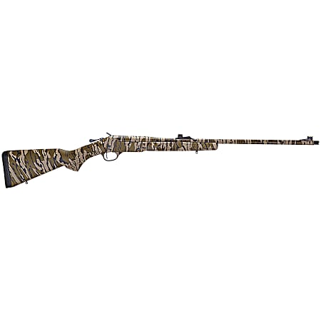 Henry H015T410 Turkey  Full Size 410 Gauge Break Open 3 1rd 26 Mossy Oak Bottomland Single Shot Barrel, Drilled & Tapped Steel Receiver, Fixed Mossy Oak Bottomland Wood Stock, Right Hand