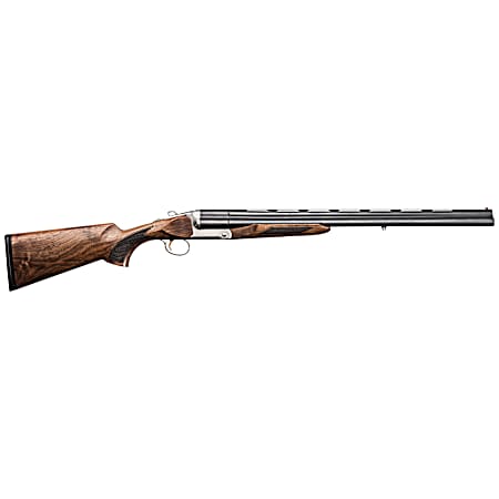 Charles Daly 930078 Triple Crown  12 Gauge 3+1 3 28 Vent Rib Blued Tripled Barrel, Silver Finished Steel Receiver, Oiled Walnut Fixed Checkered Stock, Includes 5 Chokes