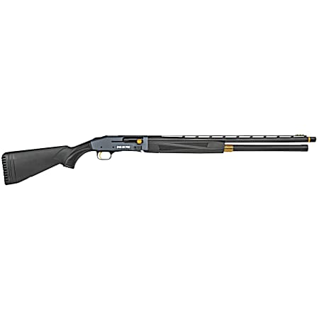 Mossberg 85144 940 JM Pro Full Size 12 Gauge Semi-Auto 3 4+1 24 Matte Blued Vent Rib Barrel, Tungsten Gray Drilled & Tapped Stainless Steel Receiver, Adjustable Black Synthetic Stock, Right Hand
