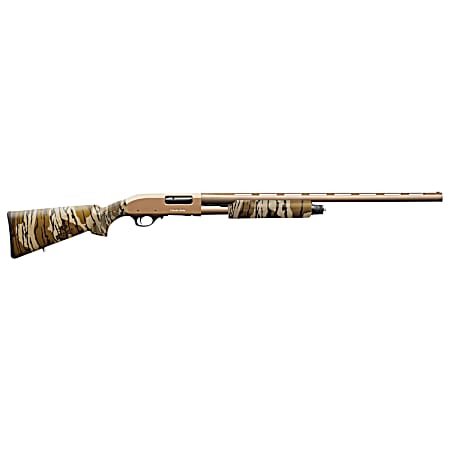 Charles Daly 930315 301  12 Gauge with 24 Barrel, 3 Chamber, 4+1 Capacity, Flat Dark Earth Metal Finish & Mossy Oak Bottomland Synthetic Stock Right Hand (Full Size)