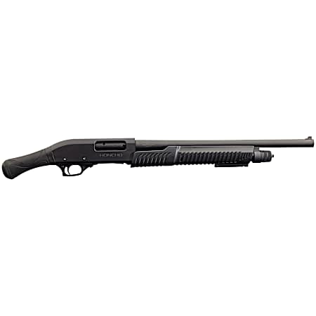 Chiappa Firearms 930.363 Honcho Tactical *CA Compliant 12 Gauge Pump 3 5+1 18.50 Black Steel Barrel, Black Drilled & Tapped Aluminum Receiver, Black Birds Head Polymer Grip
