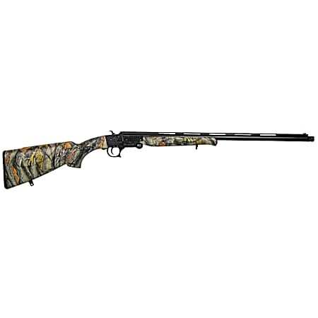 ATI ATIG12NMD23C Nomad  12 Gauge Break Open 3 1 Shotgun Shell, 23 Matte Black Single Shot Vent Rib Barrel, Matte Black Receiver, Camo Fixed w/Saddle Mount Synthetic Stock