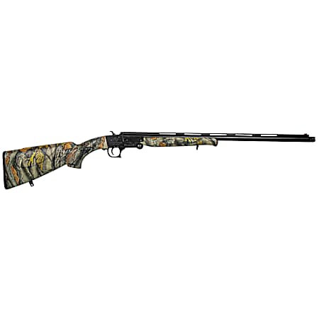 ATI G20NMD23C Nomad  20 Gauge Break Open 3 1rd 23 Vent Rib, Black Barrel/Folding Rec, Camo Synthetic Furniture, Fiber Optic Sight, 2 Chokes