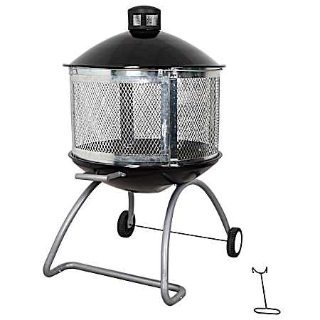 28 in. Portable Fire Pit