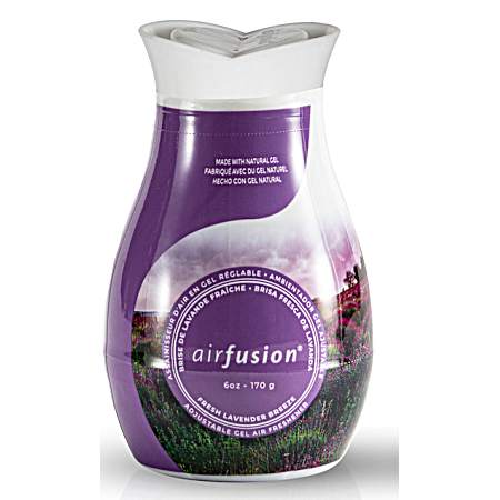 6 oz Solid Gel Air Freshener Fresh Lavender Breeze