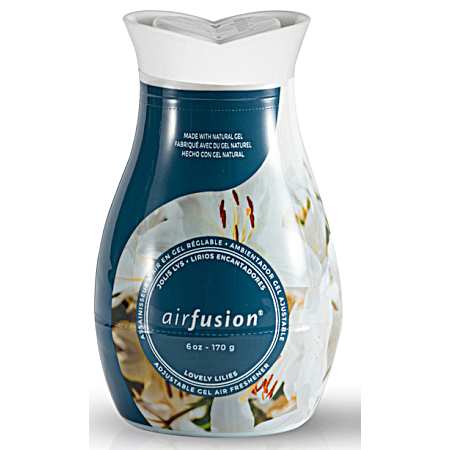 6 oz Solid Gel Air Freshener Lovely Lilies