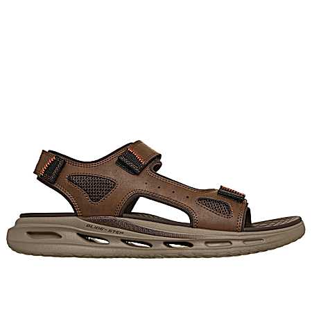 USA Men's Brown Orvan Sandals