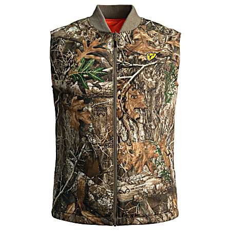 Men's Realtree Edge/Blaze Orange Evolve Reversible Vest