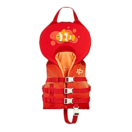 Infant Comfort Wave Vest, 0-30 lbs. Red Ombre