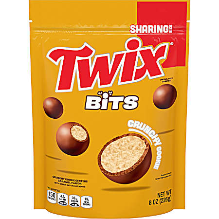 9.7 oz Mini Caramel and Milk Chocolate Cookie Candy Bars