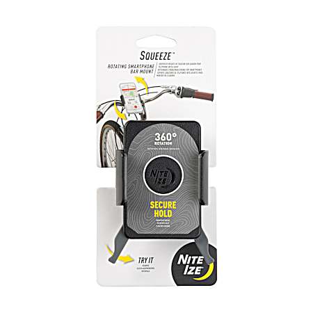 Squeeze Rotating Smartphone Bar Mount