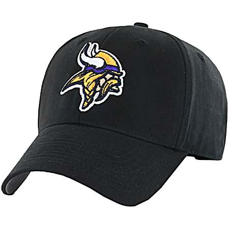 Adult Minnesota Vikings Black Mass Basic Cap