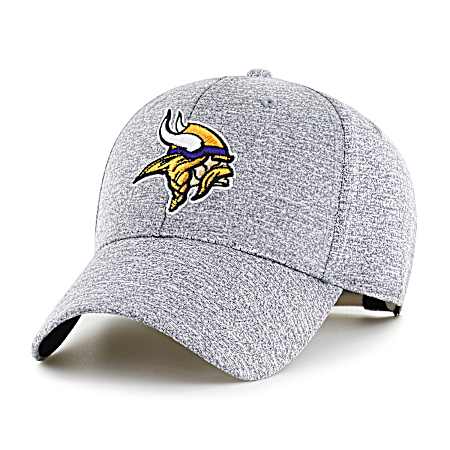 Adult Minnesota Vikings Grey Rodeo Embroidered Logo Cap