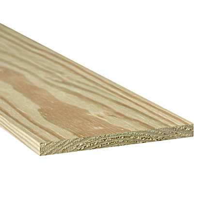 1 in x 10 in - 4 ft C & Better Southern Yellow Pine Board