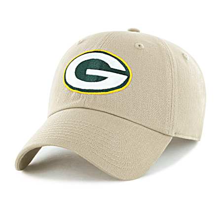 Adult Green Bay Packers Khaki Clean Up Cap